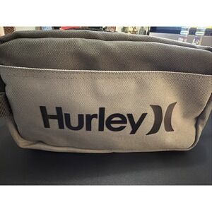 HURLEY MEN'S TOILETRY BAG TRAVEL. BLACK /GREY